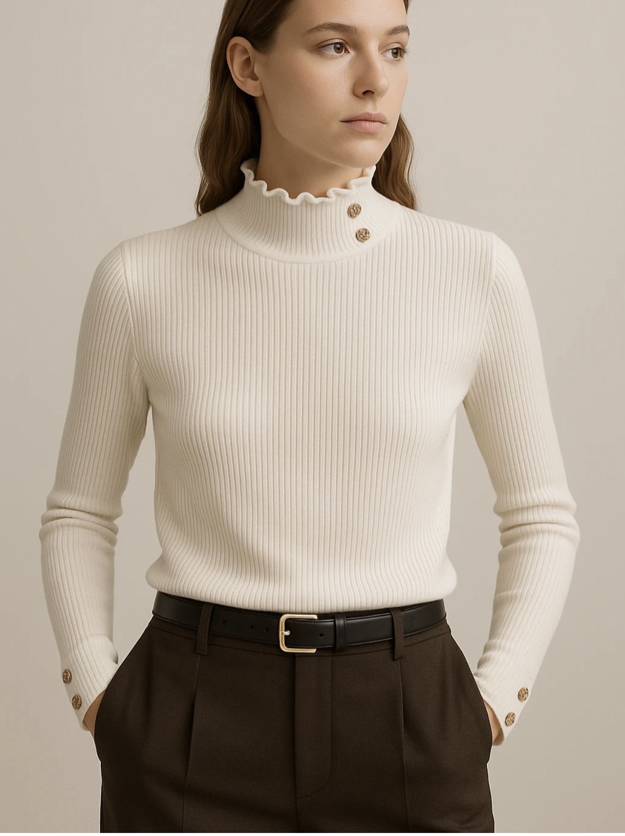 بافت یقه دار وارداتی__فری سایز(۳۶تا۴۲)